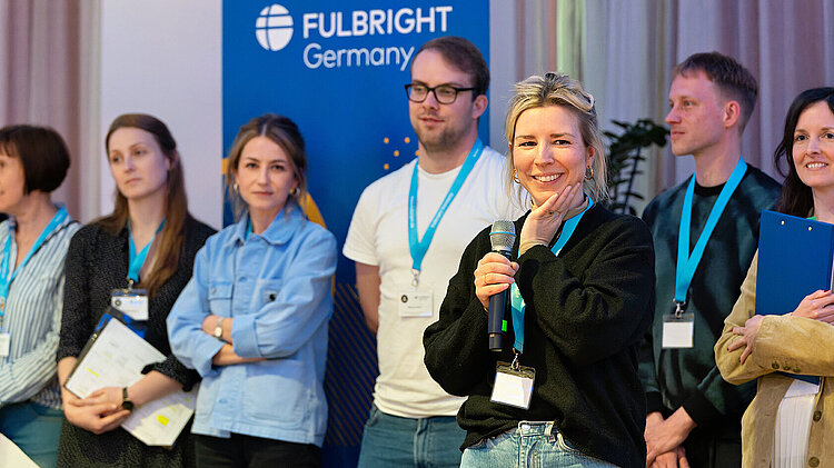 Gruppenbild bei Fulbright Event