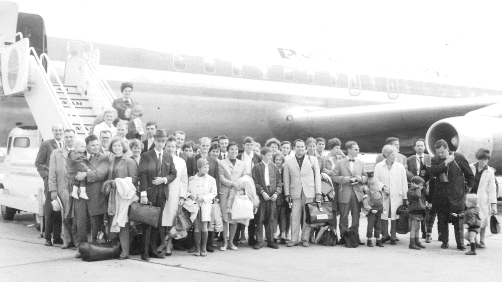 German Interchange Teachers flight to USA 1968