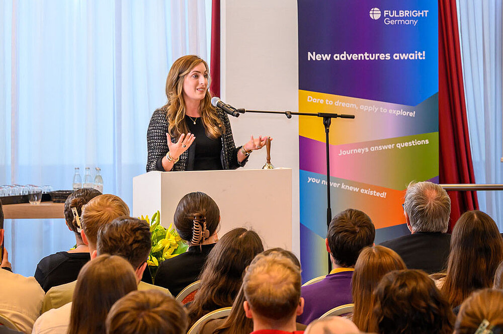 Sprecherin Victoria Roberts