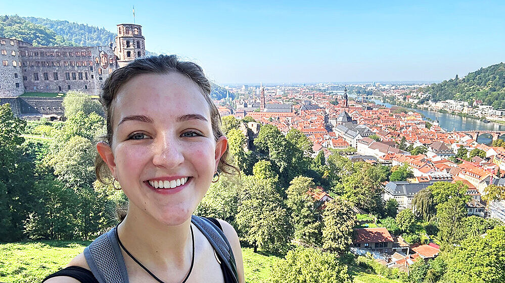 The first picture I ever took in Heidelberg at my favorite place (the castle)!